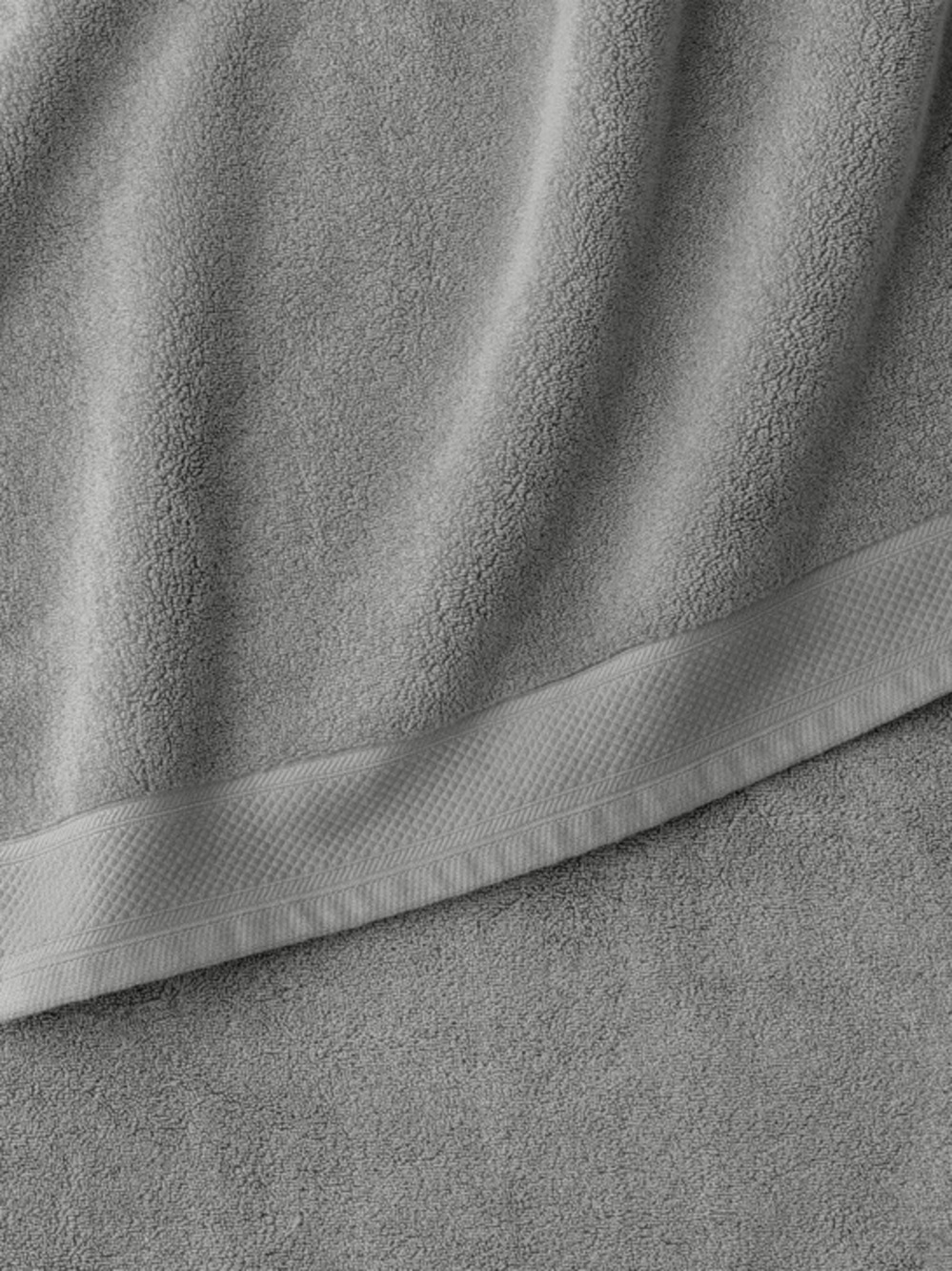 Charisma Egyptian Cotton 2 Gray Bath Towels / Bath Sheet Set - Picture 3 of 6